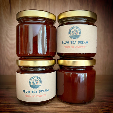 PLUM TEA DREAM / Pflaume mit Schwarztee - Fruchtaufstrich - 100 Gramm